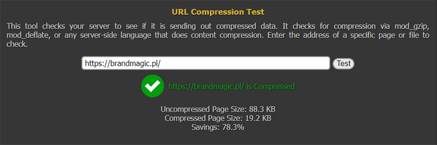 • HTTP Compression Test 